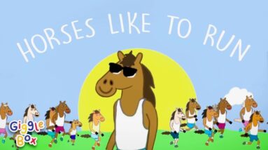 Horses Like To Run | Kids Songs | Family Fun | Gigglebox