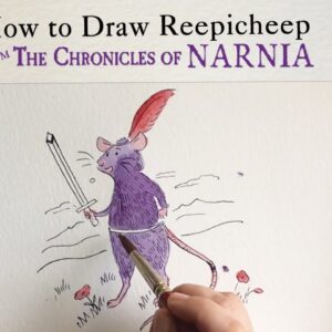 How to Draw Reepicheep from The Chronicles of Narnia | Drawing Tutorial