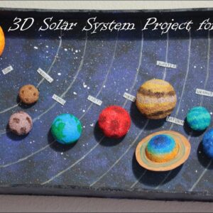 How to make 3D Solar System Project for Science Fair or School