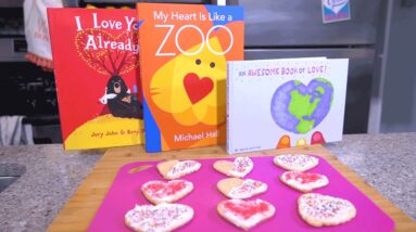Valentine's Day Heart-Shaped Cookies | Story Time Snacks